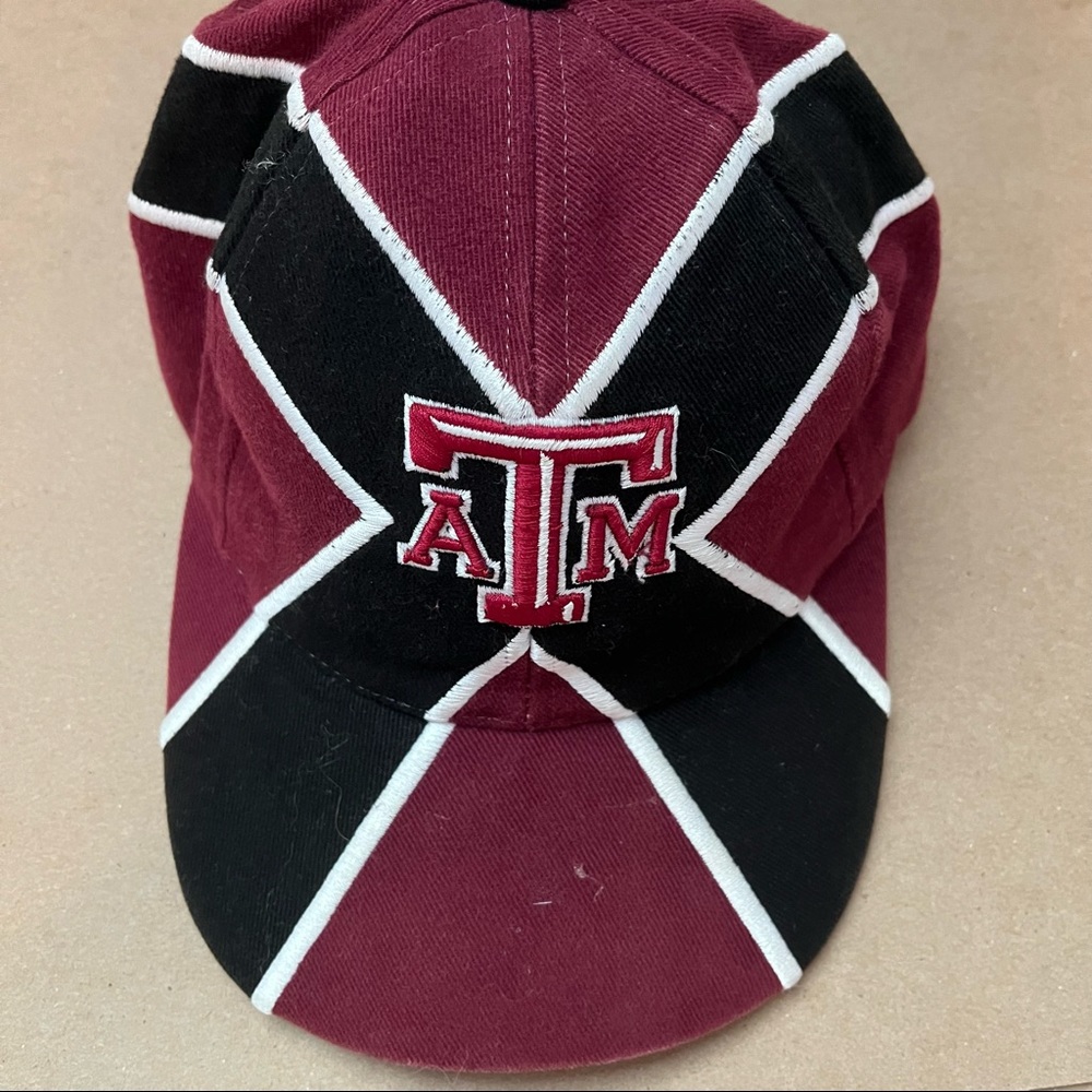 Vintage Texas A&M Baseball Cap Adjustable Velcro Back